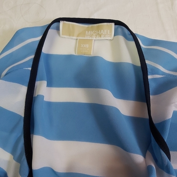 Michael Kors Striped Drawstring Tunic - Picture 4 of 8